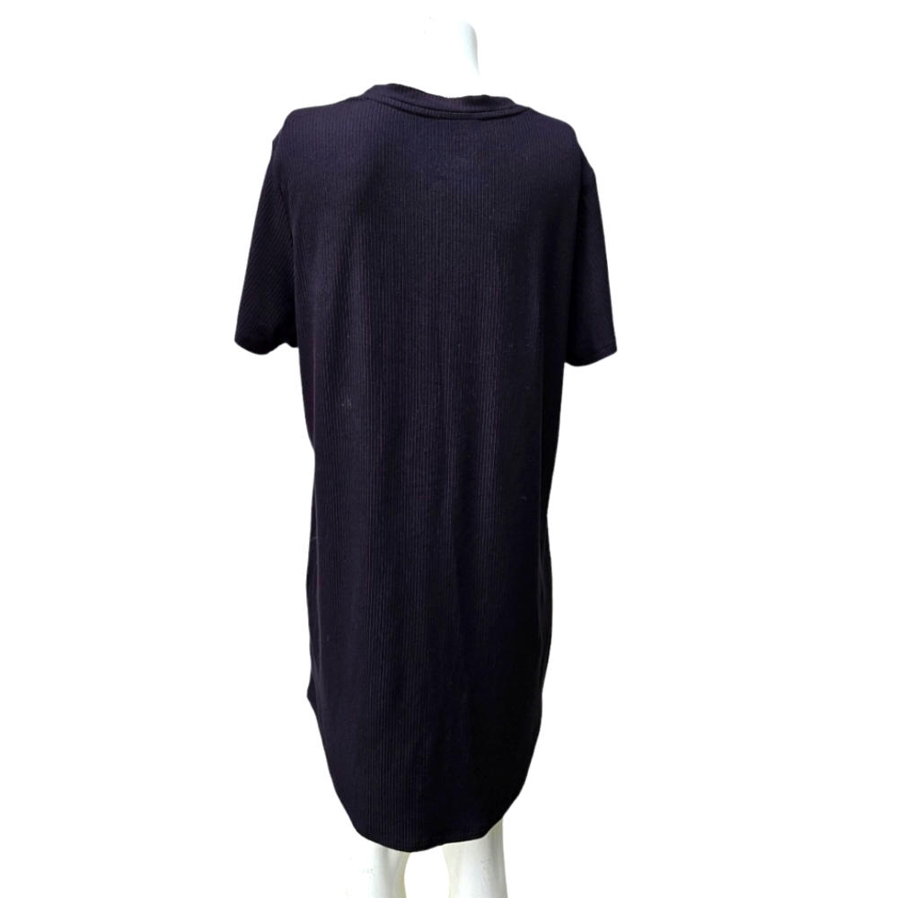 Juicy Couture Women’s  Black T-Shirt Dress Size L - Picture 9 of 12